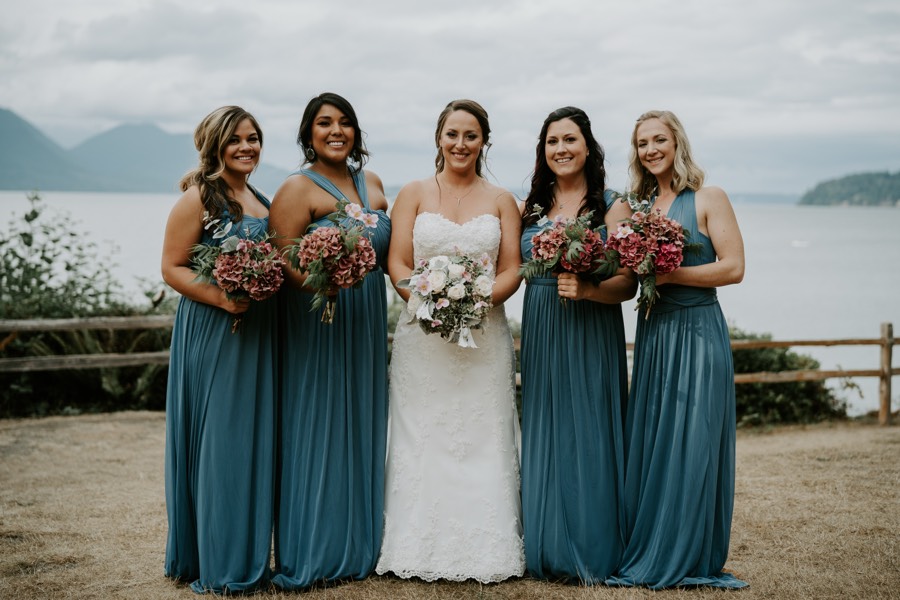 Documentary wedding dance floor moment
