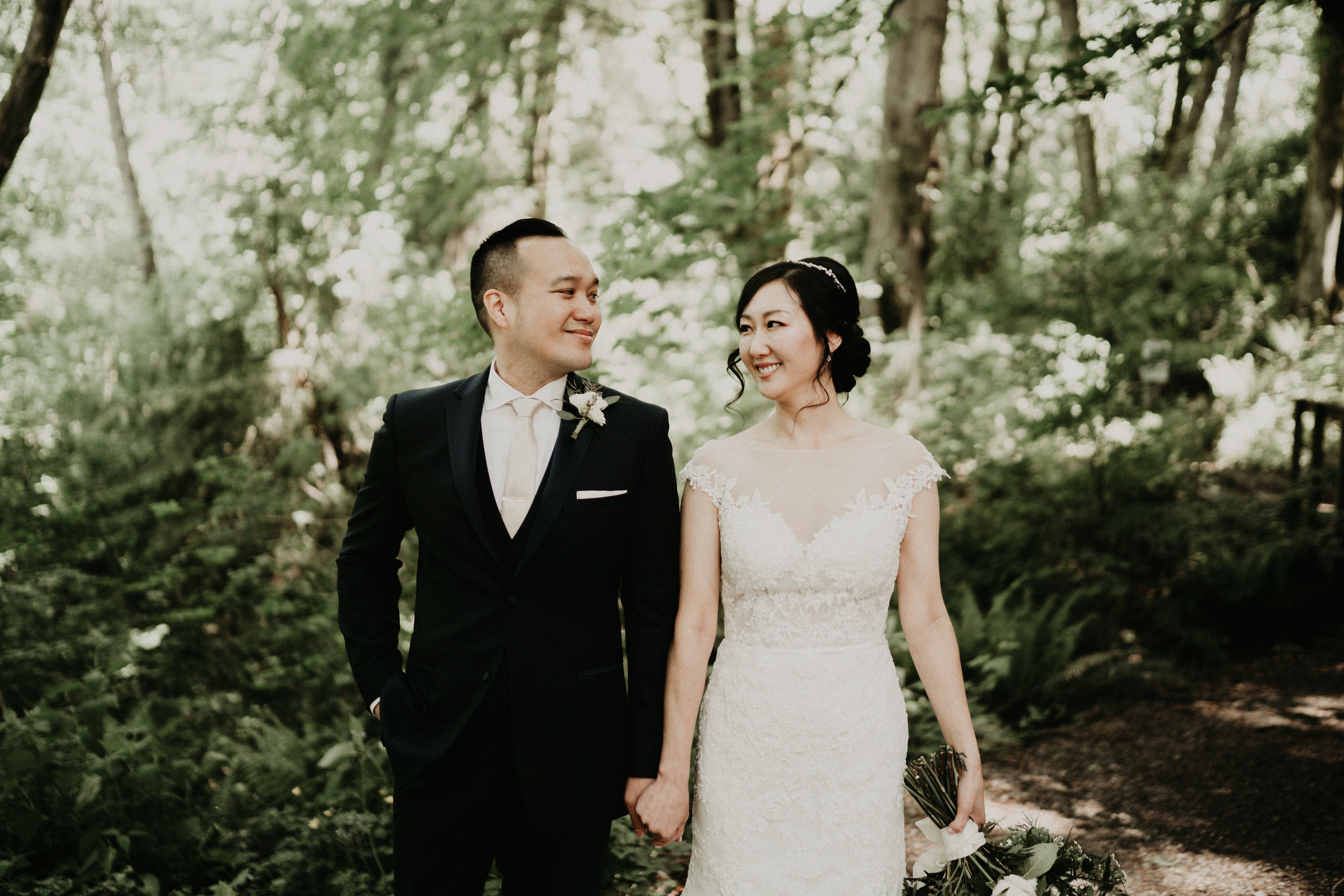 Couple portrait in dramatic light